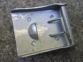 German WW2 buckle firebrigade officer lightweight. Duits koppelslot officier Feuerschutzpolizei aluminium.WO2 gedragen