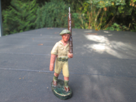 FB/ MB/ NB/ Brititsh soldier desert uniform 8th army. Engelse soldaat woestijn leger.