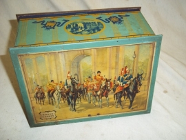 Tin of the Horse Guards.Leuk blik met militaire afbeelding