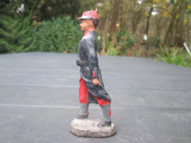 ELASTOLIN French soldier marching 10 cm. Franse soldaat 1870/1871.