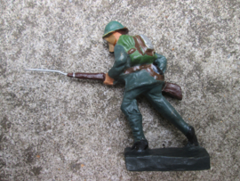 DURSO Dutch soldier with gasmask, Nederlandse soldaat met gasmasker, zeldzaam stuk.