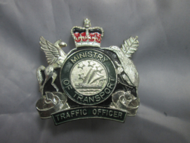 Australian police cap badge Traffic- officer. Australisch pet embleem Ministry of transport.