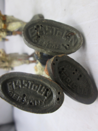 ELASTOLIN German sailors marching WW1  Imperial Reichsmarine played condition very rare. 7 matrozen van de Keizerlijke Rijksmarine zeldzaam geheel.
