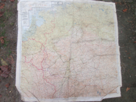 Engelse RAF ontsnappingskaart op zijden gedragen als sjaal, bijzonder item Nederland belgie Frankrijk Duitsland zwitserland