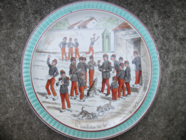 Frans wandbord karikatuur