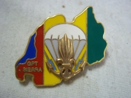 French Foreign Badge Sierra-Nevada Marines.Franse borsthanger GPT SIERRA Vreemdelingen legioen 1994