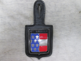 Belgium police badge Belgische borsthanger van de politie stad Etterbeek.