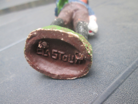 ELASTOLIN jonge man met paraplu en knapzak groter model.