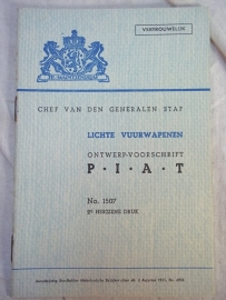 Nederlands instructieboekje M.v.O. PIAT