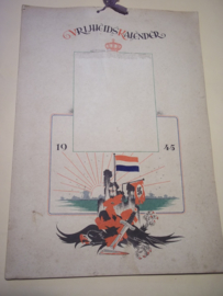 Bevrijdings kalender 1945, 2de druk, in de anonimiteit gemaakt