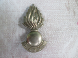 British cap badge C.S.A.R.V. without lugs Central South Africa Railway Volunteers. Colonial Army Militait petembleem Afrika WO2 zonder bevestigings ogen.