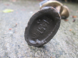 ELASTOLIN  10 cm. French soldier. Franse soldaat met muziek instrument goede staat antiek speelgoed.