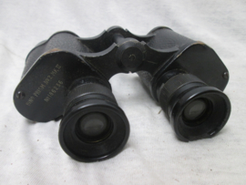 British binocular MKII, 1943- Kershaw.Engelse verrekijker in tas, mooi gemarkeerd, tas 1941 kijker 1943, MKII. 1 lenskap beschadigd.