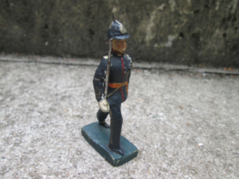 Durso Dutch Royal Marines Nederlandse Marinier in seremonieel uniform met pinhelm goede staat.