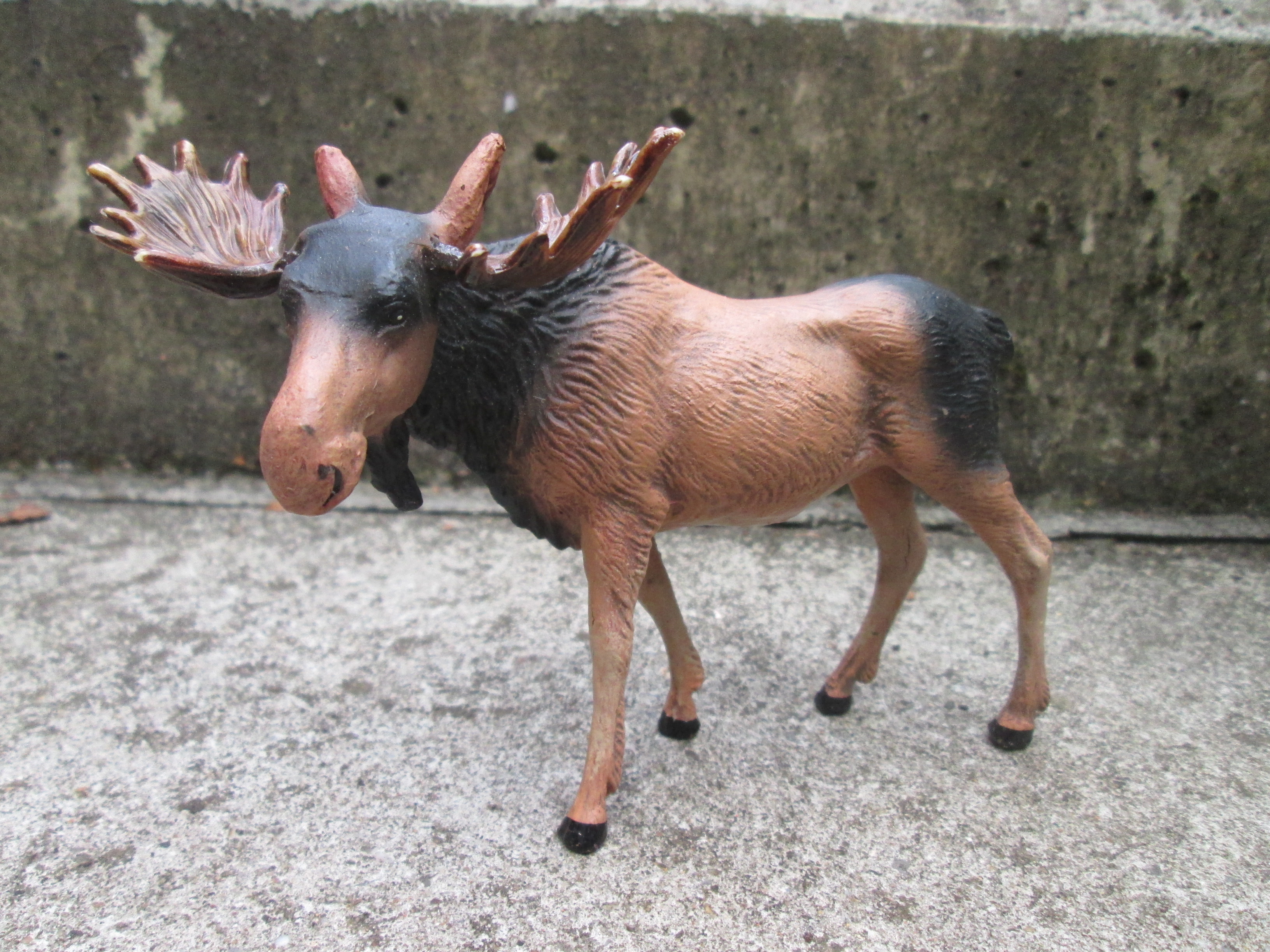 ELASTOLIN Swedish Elk.  Elastolin Zweedse eland zeer bijzonder en zeldzaam.