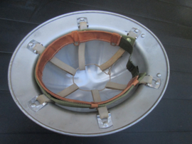 American safety helmet Lone Rock Logging TITAN. Amerikaanse veiligheidshelm typisch model dat in Amerika gedragen word, helm is van aluminium, decoratief stuk.