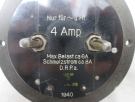 Duitse Voltmeter, met Wehrmacht abnahme stempel 1940, zeer nette staat bijzonder item.