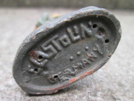 ELASTOLIN German soldier. Duitse soldaat bespeeld.