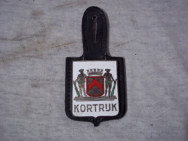 Belgium police badge, Belgische borsthanger politie Kortrijk.