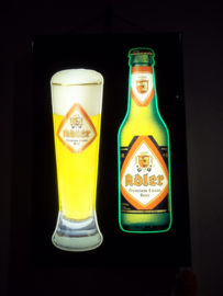 lichtbak ADLER bier, beer advertisment from Belgium. Belgische lichtbak reclame ADLER bier Haacht Belgie.