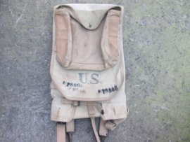 US- Army Haversack M-1910. Amerikaanse rugzak mooi gemarkeerd en in een zeer nette staat.