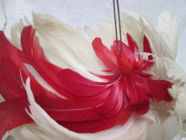 French shako Military school with plume. Franse sjako van de Militaire school, compleet met pluim. L'ecole militaire de Saint Cyr model 1871. zeer nette staat.