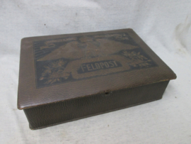 Duitse doos voor FELDPOST. bewaardoos voor de correspondentie uit 1914- 1918 veldpost