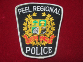 Sleeve badge Peel regional Police.