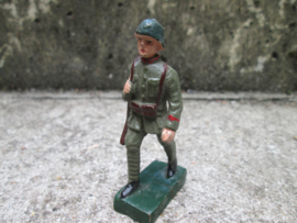 DURSO Dutch soldier, Nederlandse soldaat marcheert belgische makelij goede staat.