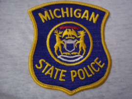 Badge embleem State Police Michigan.