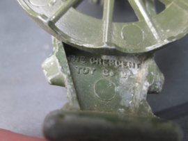 metalen 25 pounder kanon.