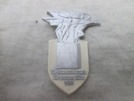 German tinnie, rally badge, Duitse tinnie, SA- Abteilung- Wehrwettkämpfe SA- Gruppe Mitte 1939. maker Richard- Sieper und Söhne Ludenscheid. RzM - M9/25 rare, zeldzaam.