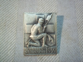 Swiss badge Soldiers christmas 1939 Zwitserse herinnerings speld Weihnachten 1939
