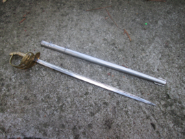German Prusian sword  miniature letter opener, Duits Pruisisch sabel miniatuur als brievenopener  mooi met adelaar in het handvat.