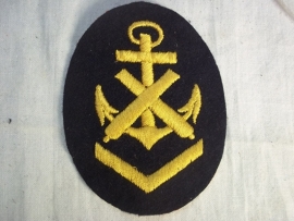 German Kriegsmarine Career badge. Kriegsmarine kwalificatie mouw embleem artillerie mechanieker