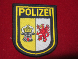 German Police sleeve badge. Embleem Duitse politie POLIZEI. deelstaat