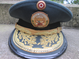 High- Officer police cap of Peru COLONEL. Politie pet officier Kolonels rang