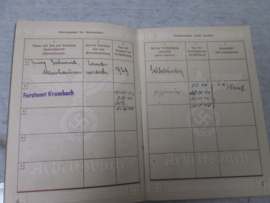 German Labourbook. Duits Arbeidsboekje, Deutsches Arbeitsbuch