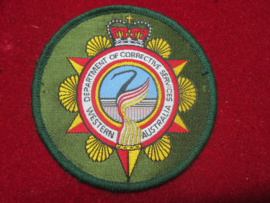 sleeve badge australia prison department of correction