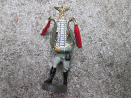 ELASTOLIN German soldier with lyra. Duitse soldaat met lyra goede staat WO2 met adelaar.
