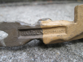ELASTOLIN American soldier behind machine gun. Amerikaanse soldaat achter mitrailleur mint staat