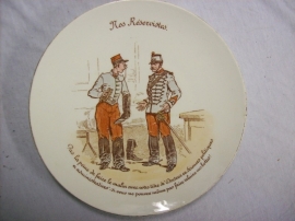 French reservist plate, Frans reservisten bordje Luneville