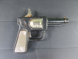 Tin toy pistol. blikken speelgoed pistooltje geen maker, werkend.