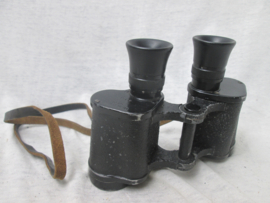 German binocular DIENSTGLAS -- 6x 30. code  DDX Duitse verrekijker die ook geschikt was voor de koude gebieden zie driehoek symbool.