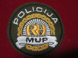 Police sleeve badge POLICIJA- MUP