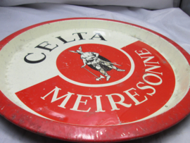 Dienblad Belgisch bier Celta- Pils. Meiresonne.