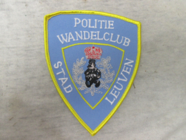 Belgisch embleem Politie wandelclub Stad Leuven.