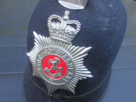 British Bobbyhelmet Kent Constabulary, Bobby helm Kent politie.