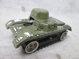 Tin toy tank Made in Western- Germany, Duitse makelij.
