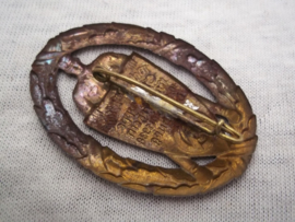 German tinnie, rally badge, Duitse tinnie Wettkampftage SA Gruppe Niederrhein 1938 Duisburg